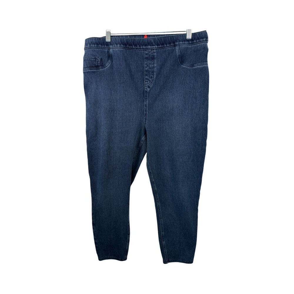 Spanx Women’s Jean-ish Ankle Leggings Medium Wash Size 3X Petite